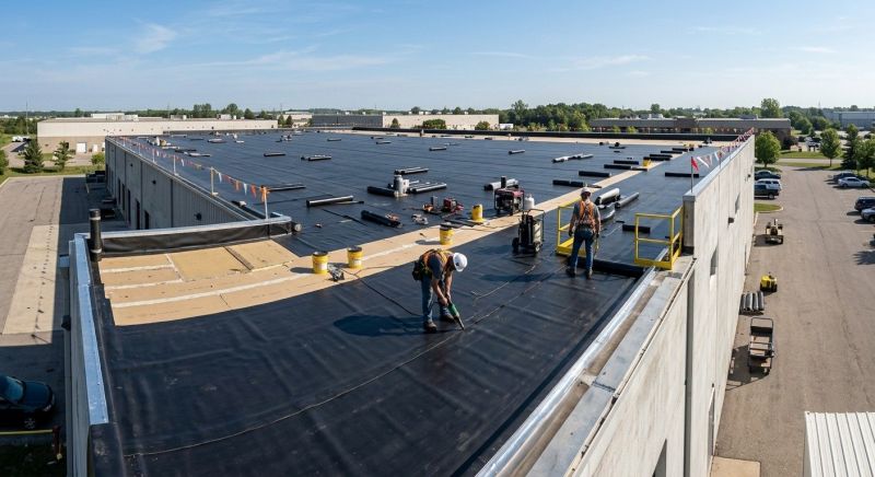 Rubber Roof Installation