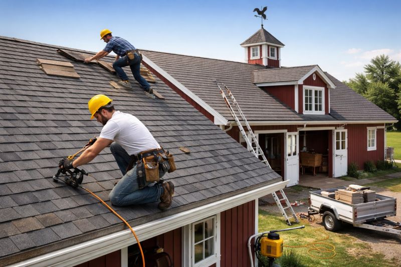 Our team working on Roofing Service projects in Louisa, VA