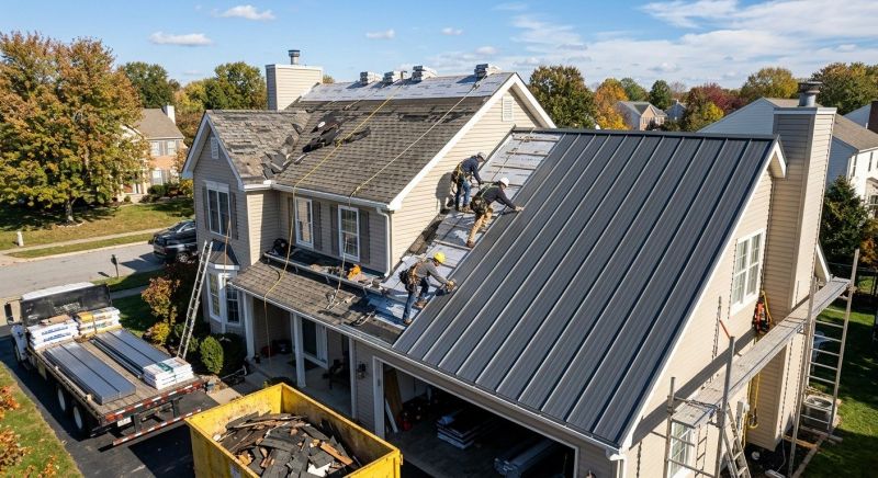Aluminum Roof Replacement in Fork Union, VA