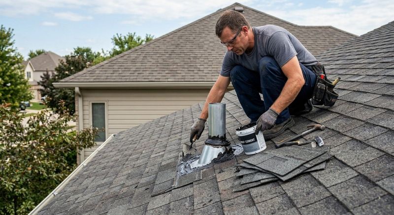 Asphalt Roof Leak Repair in Kents Store, VA