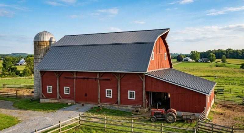 Barn Roof Replacement in Fork Union, VA