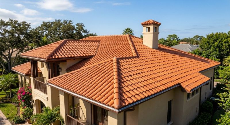 Barrel Tile Roof Installation in Louisa, VA