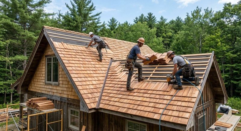 Cedar Roof Construction in Louisa, VA