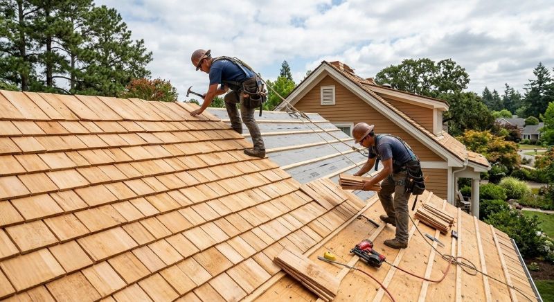 Cedar Roof Installation in Barboursville, VA