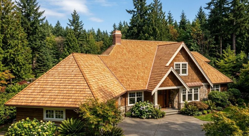 Cedar Roof Installation in Fork Union, VA