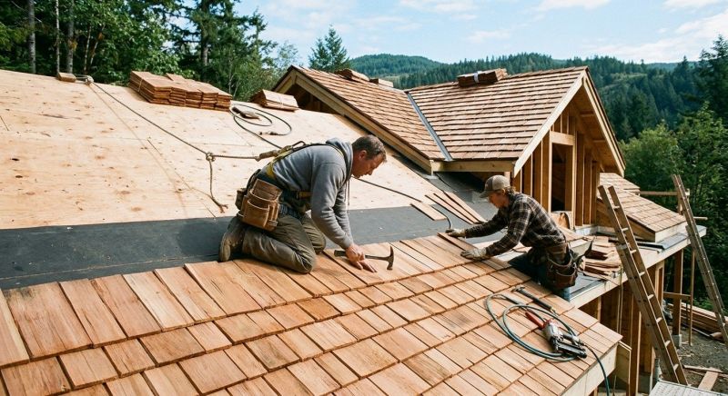 Cedar Roof Installation in Greene County, VA
