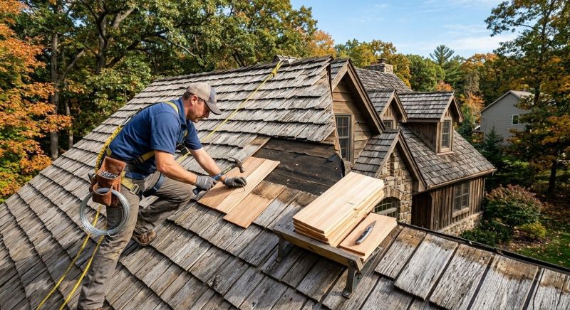 Cedar Shingles Repair in Orange County, VA