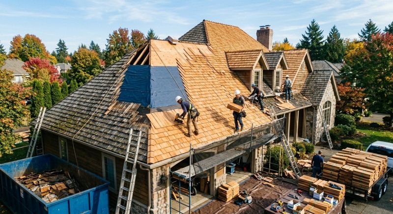 Cedar Shingles Replacement in Spotsylvania, VA