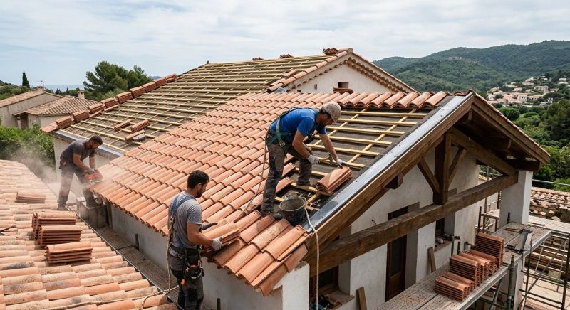 Clay Roof Installation in Mineral, VA