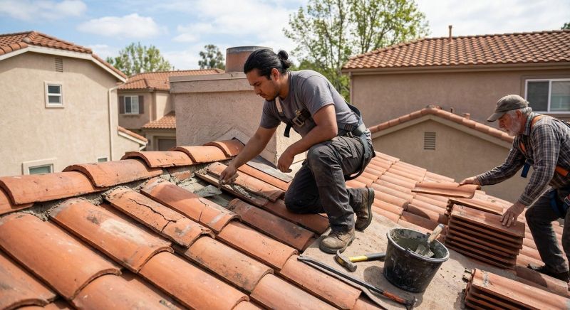 Clay Roof Leak Repair in Louisa, VA