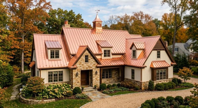 Copper Roof Repair in Louisa, VA