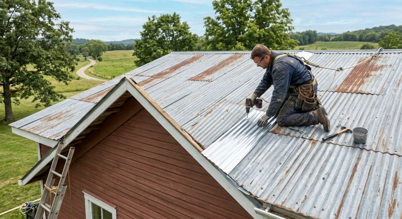 Corrugated Roof Repair in Orange County, VA