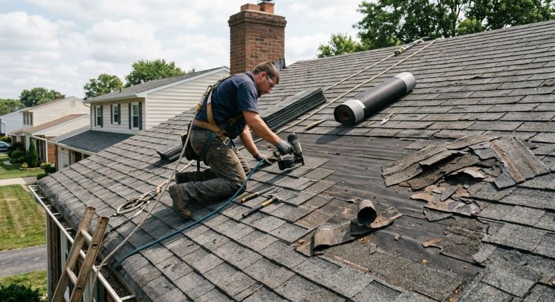 Damaged Roof Repair in Kents Store, VA