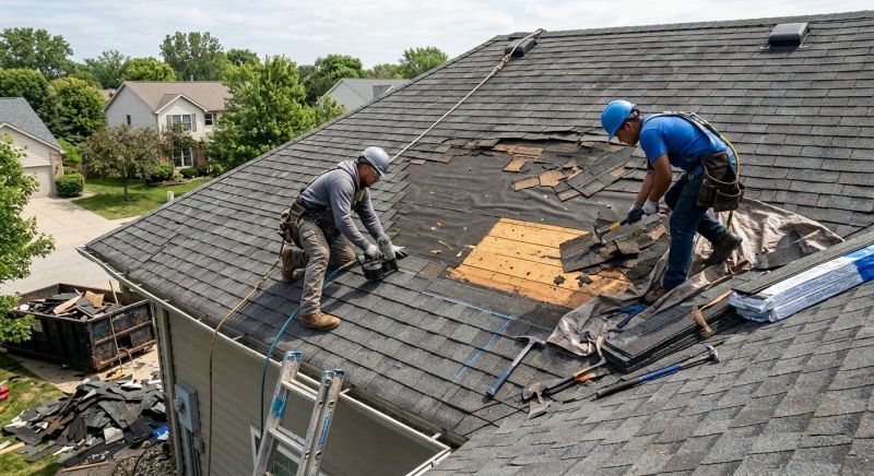 Damaged Roof Repair in Louisa County, VA