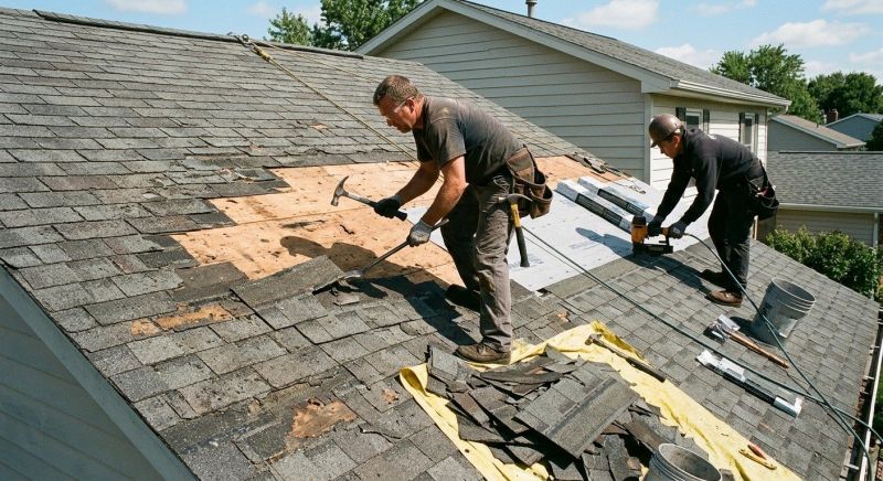 Damaged Roof Repair in Palmyra, VA