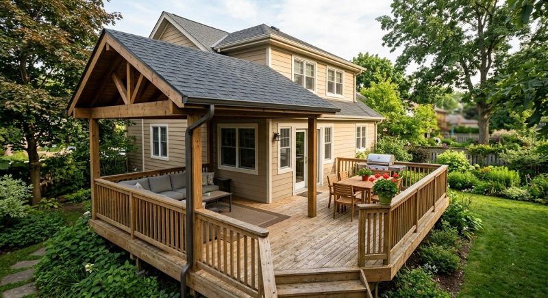 Deck Roof Construction in Louisa, VA