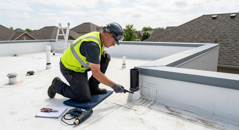 Epdm Roof Inspection in Louisa, VA
