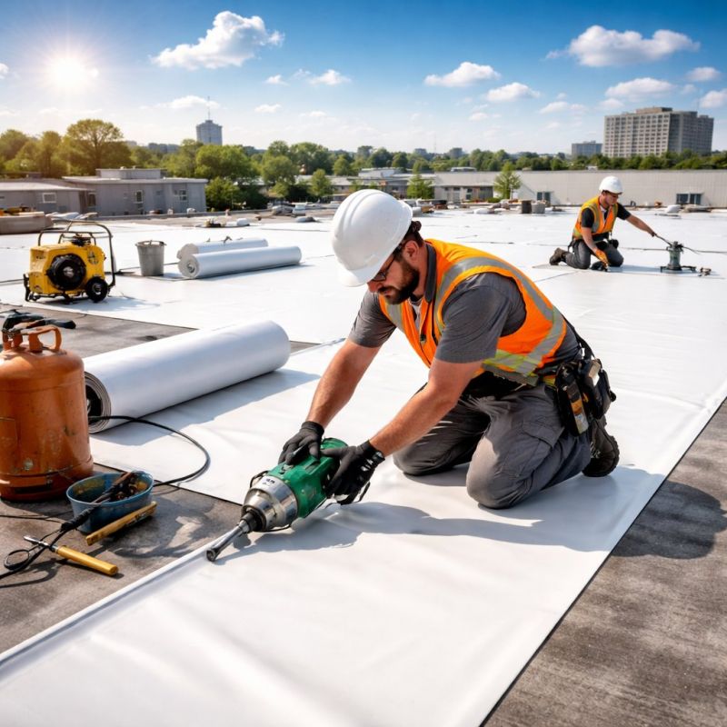 Epdm Roof Installation in Louisa, VA