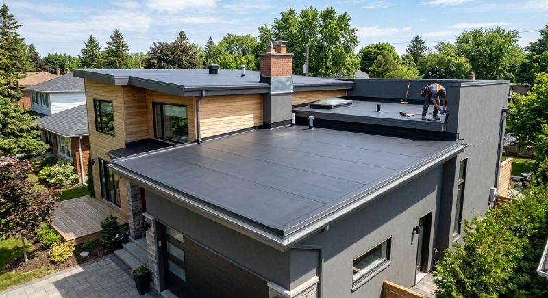 Epdm Roof Installation in Palmyra, VA