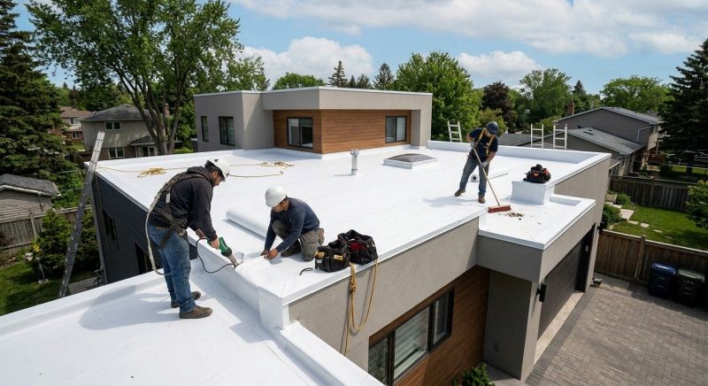 Flat Roof Installation in Greene County, VA