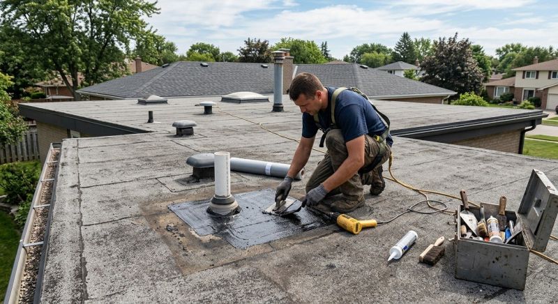 Flat Roof Repair in Bumpass, VA