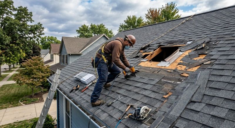 Hail Damage Roof Repair in Fluvanna County, VA