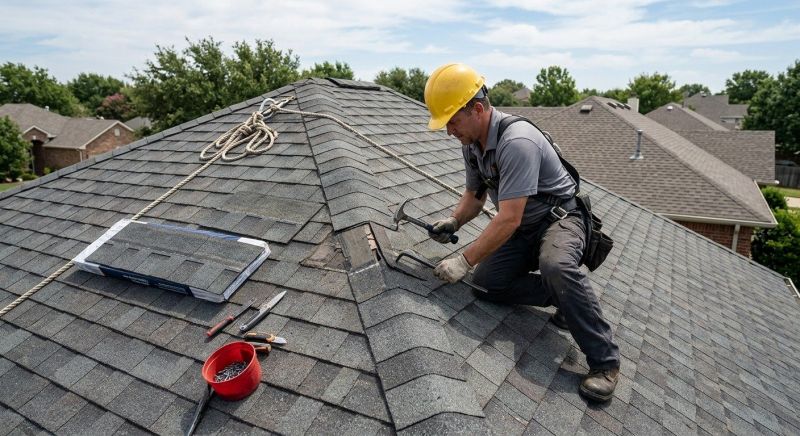 Hip Roof Shingle Repair in Louisa, VA