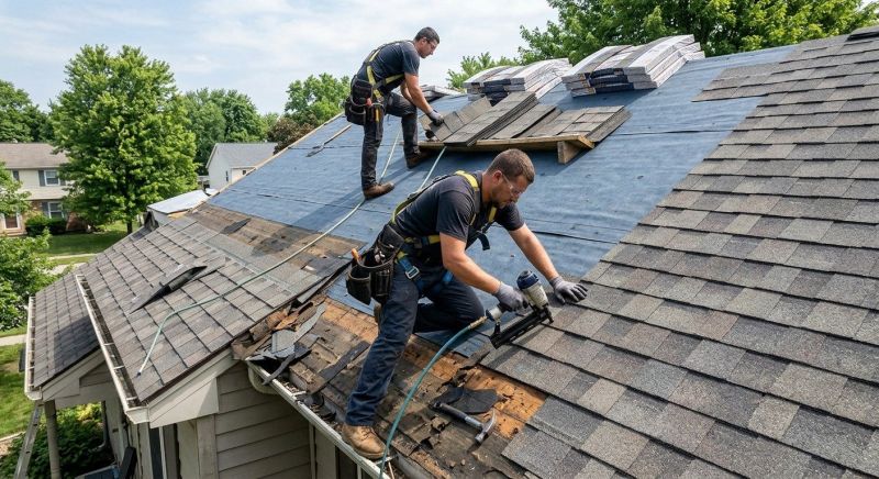 Hip Roof Shingle Replacement in Louisa, VA