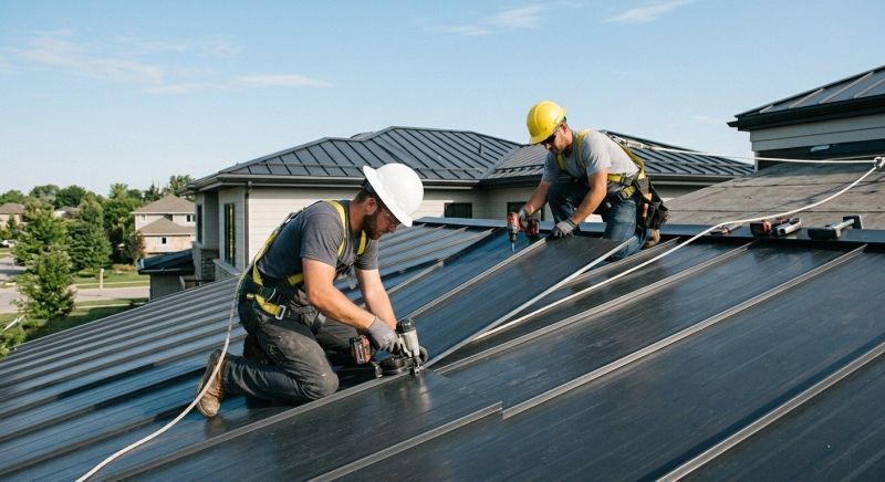Metal Roof Installation in Kents Store, VA