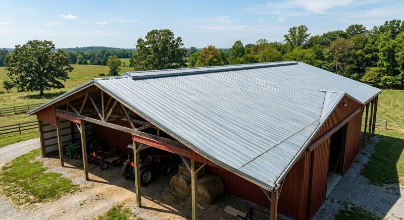 Pole Barn Roof Repair in Mineral, VA