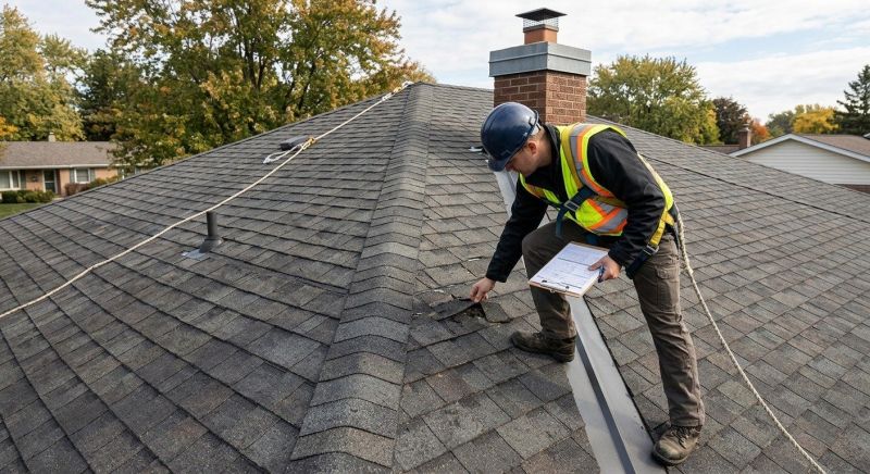 Roof Damage Inspection in Palmyra, VA