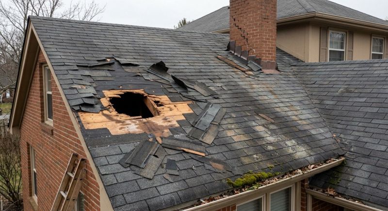 Roof Damage Repair in Louisa, VA