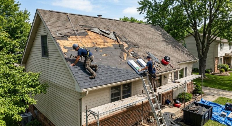 Roof Damage Repair in Mineral, VA