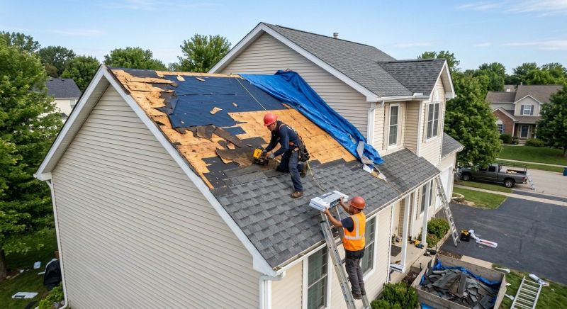 Roof Damage Restoration in Palmyra, VA