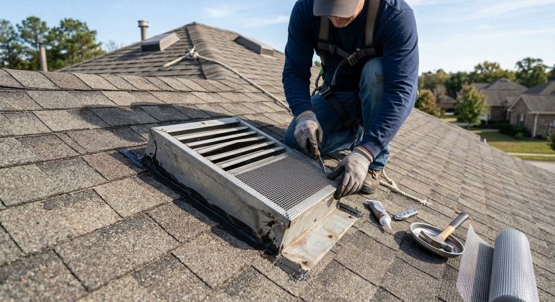 Roof Vent Flashing Repair in Louisa, VA