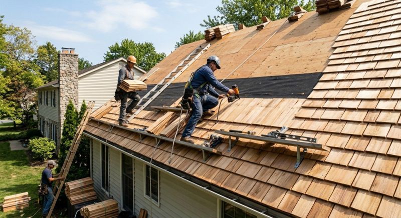 Shake Roof Replacement in Louisa, VA