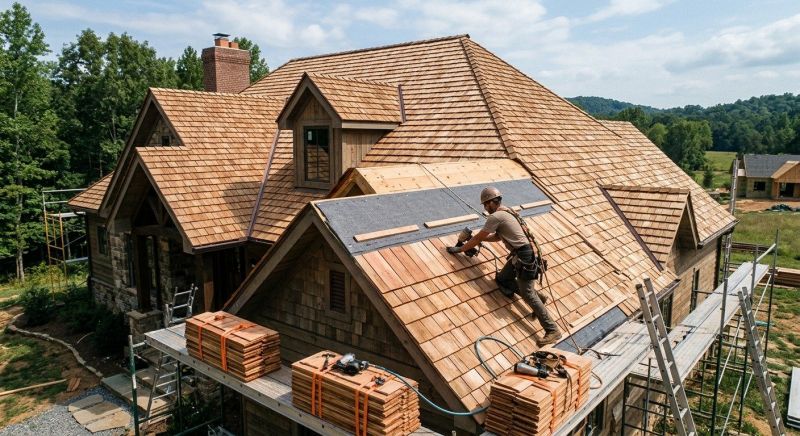 Shake Roof Replacement in Louisa, VA