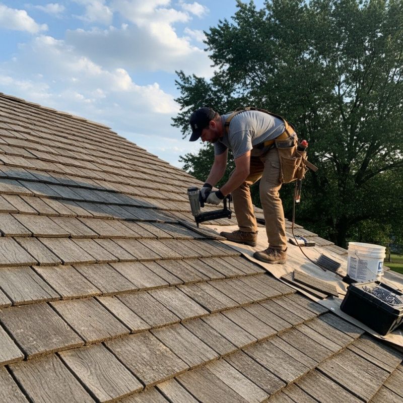 Shake Shingle Repair in Kents Store, VA
