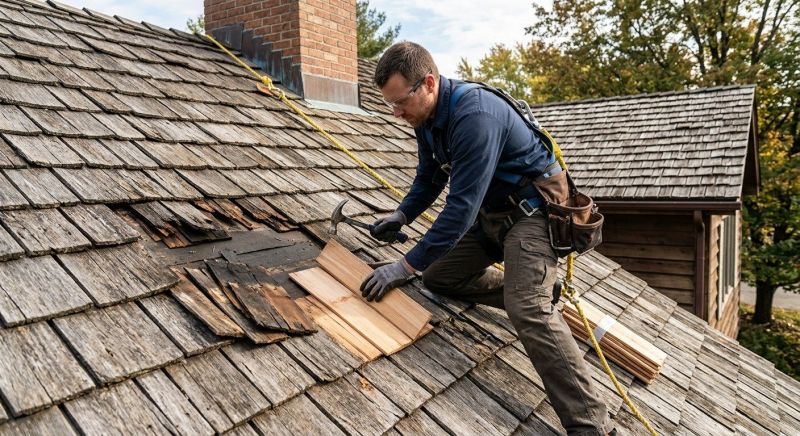 Shake Shingle Repair in Louisa, VA