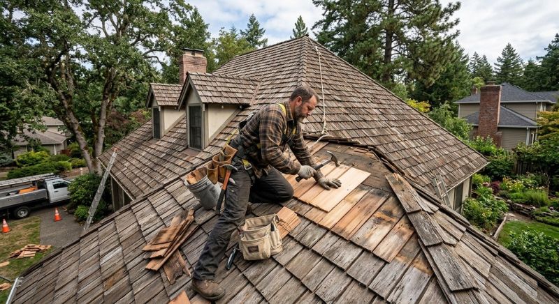 Shake Shingle Repair in Louisa County, VA