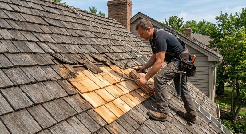 Shake Shingle Repair in Palmyra, VA