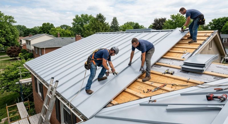 Sheet Roofing Installation in Mineral, VA