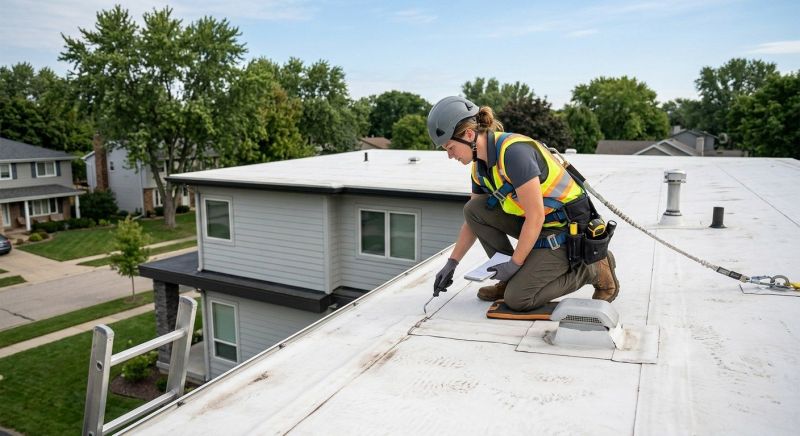 Single Ply Roof Inspection in Louisa, VA