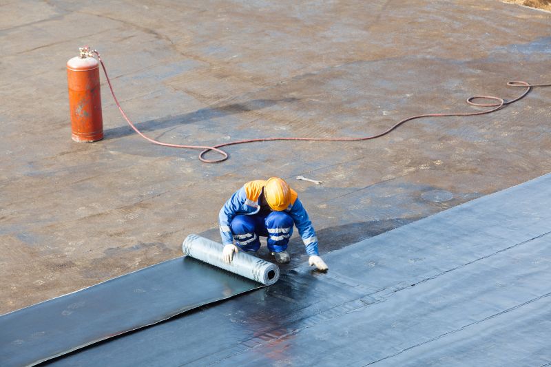Single Ply Roof Installation in Mineral, VA