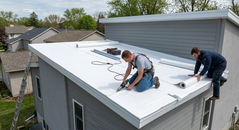 Single Ply Roof Installation in Orange, VA