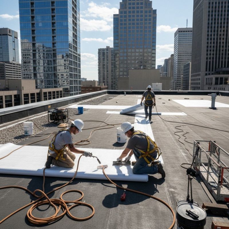 Single Ply Roof Repair in Orange, VA