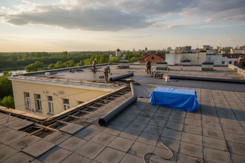 Single Ply Roof Replacement in Locust Grove, VA