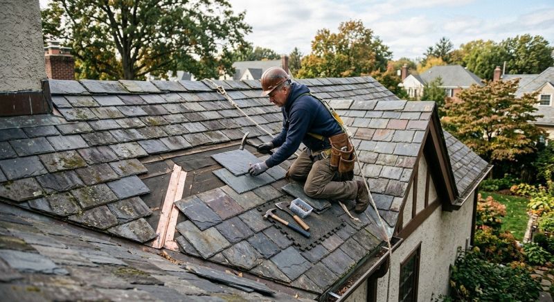 Slate Roof Repair in Orange County, VA