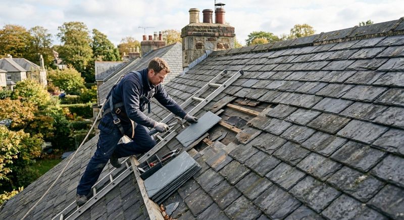 Slate Roof Repair in Palmyra, VA