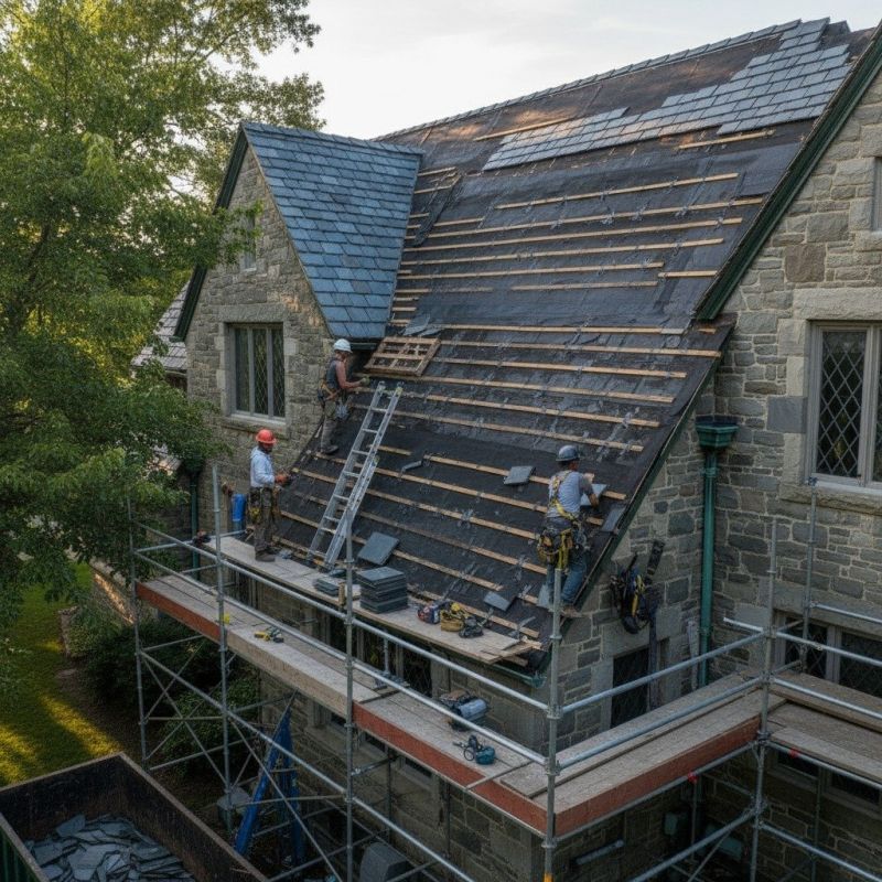Slate Roof Replacement in Fluvanna County, VA